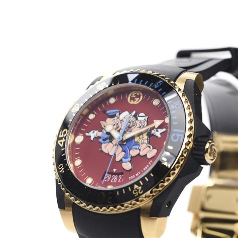 gucci disney pig watch